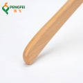 Assessed Supplier Pengfei high quality natural beech wood shirt hanger